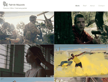 Tablet Screenshot of patrickmazzolo.com